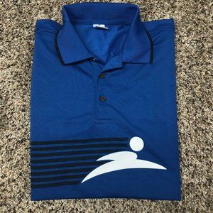 Finish Line Men's Polo Uniform Shirt Medium